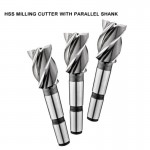 HSS MILLING CUTTER WITH PARALLEL SHANK