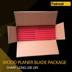Feimat TCT wood planer blade package carton